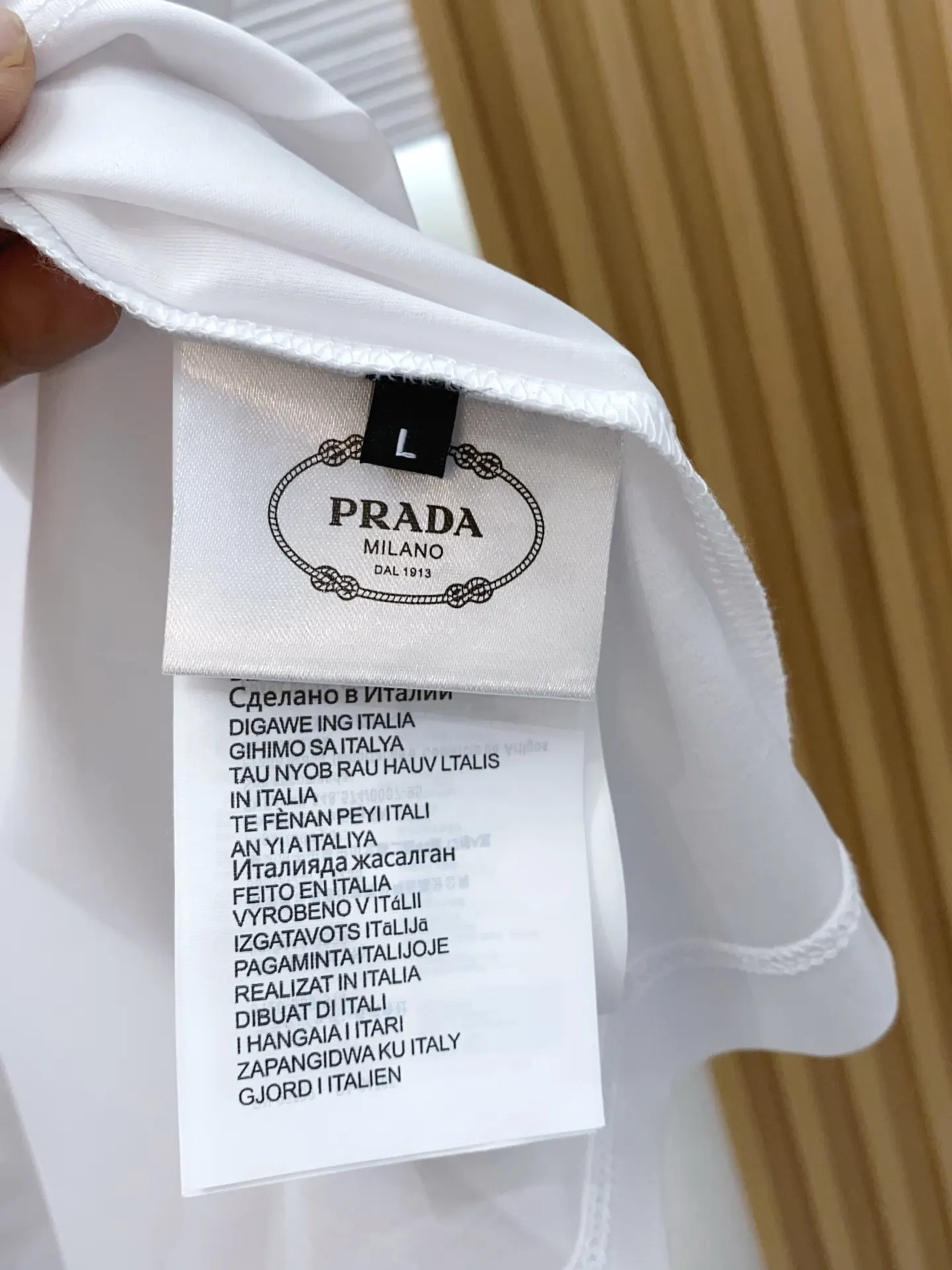 Prada 棉质 Logo 短袖T恤