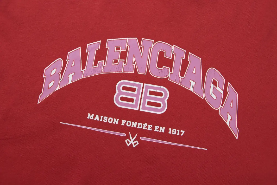 Balenciaga Logo Short Sleeve T-Shirt Street