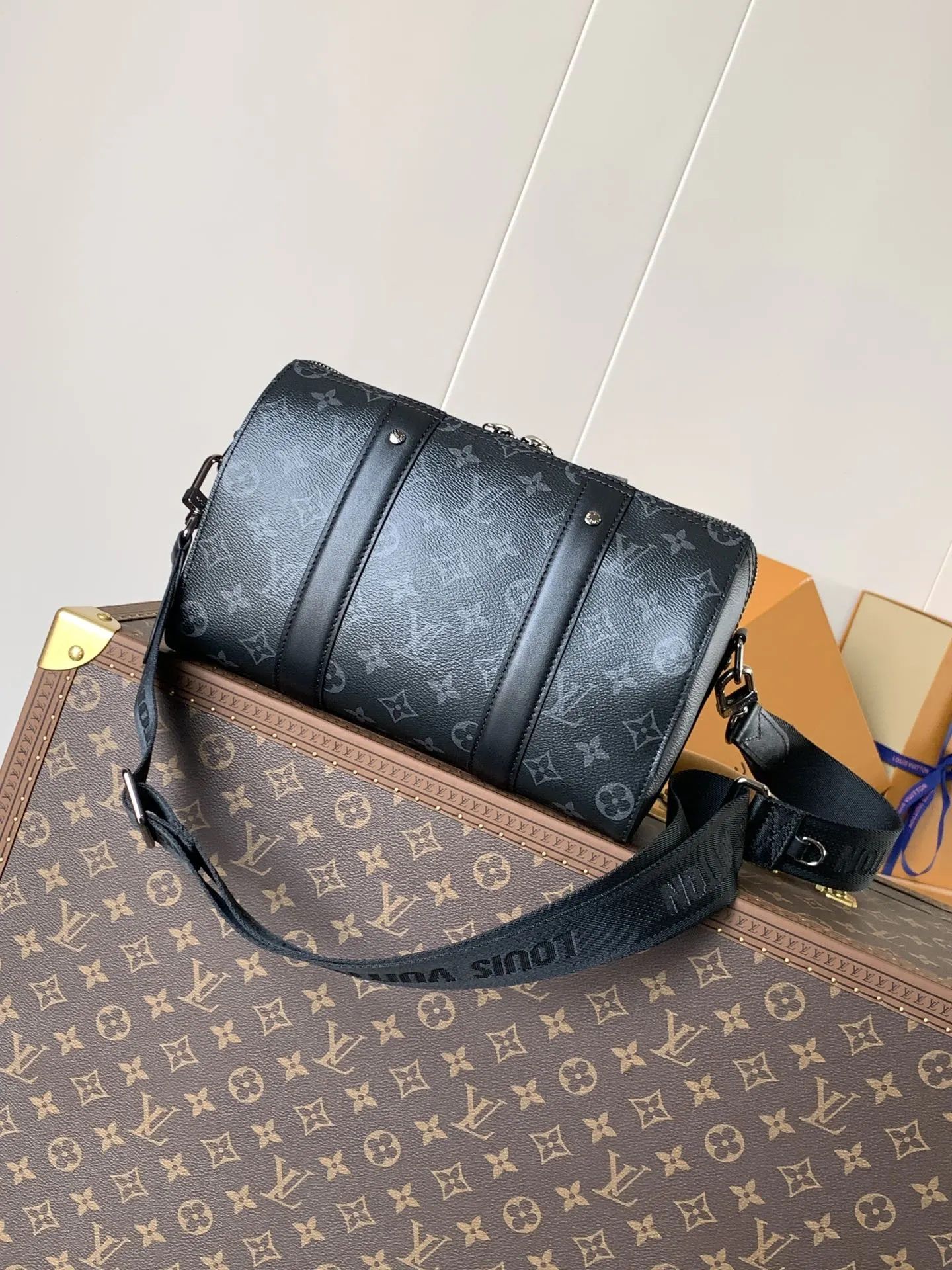 LV 黑色压纹旅行包 通勤款｜ORBUYBAG 岚奢包高端时尚精品