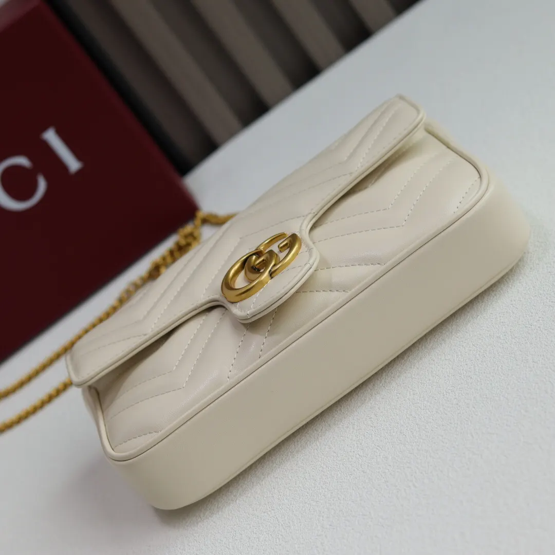 Gucci Marmont 牛皮 鏈條包 精致鏈條款