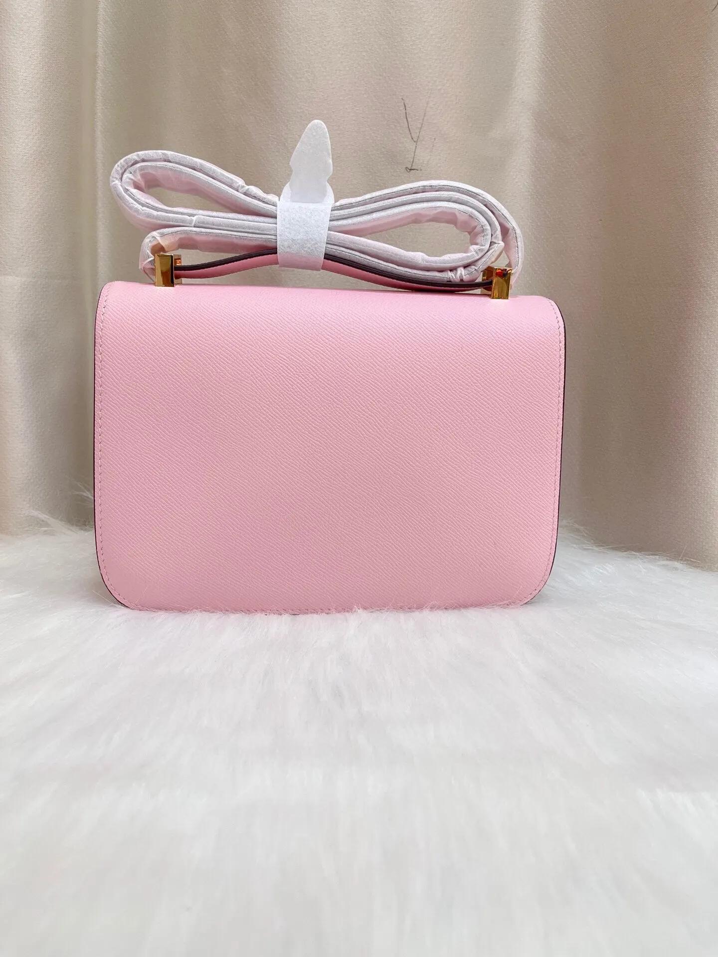 Yellow Organizer Pouch Travel Leather