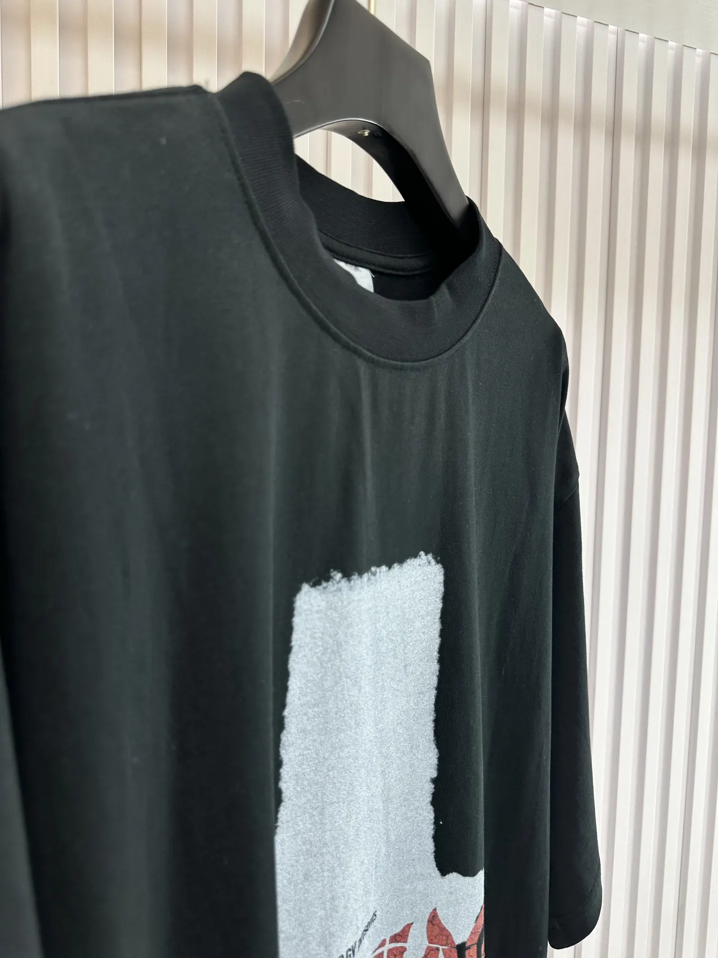 Balenciaga Cotton Short Sleeve T-Shirt Loose Casual