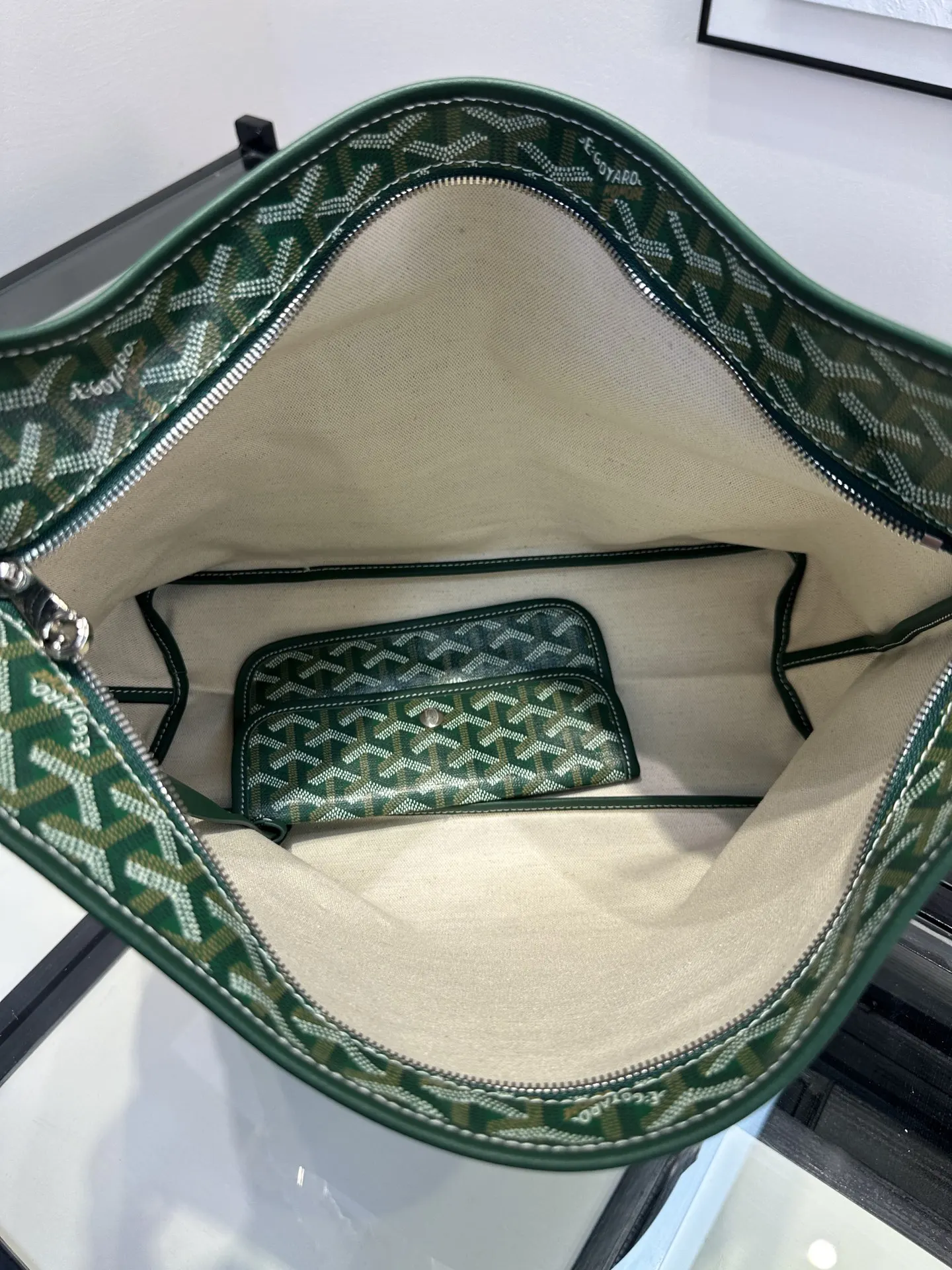Goyard Hobo 绿色 腋下包 复古腋下背款