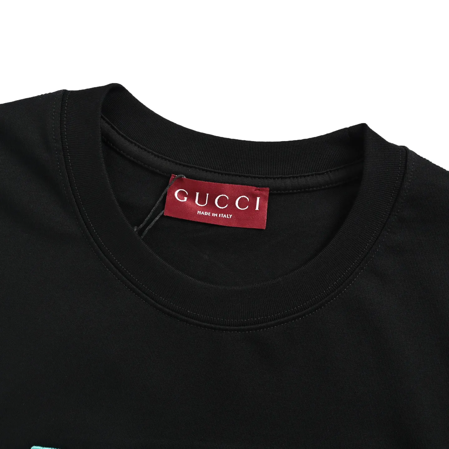 Gucci 黑色 Logo 字母 短袖T恤