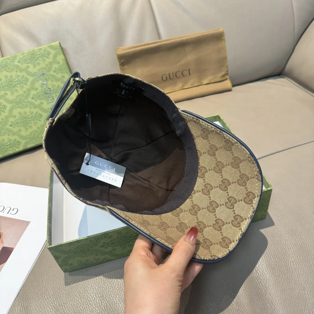 Gucci 牛皮 棒球帽 日常休闲款