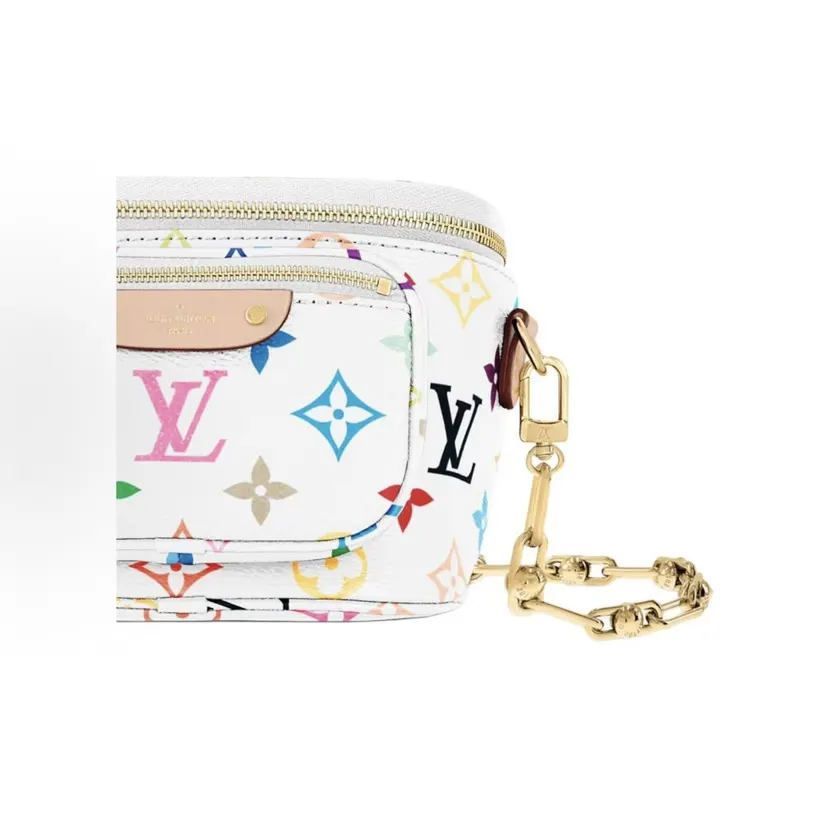 LV 白色 牛皮 腰包 休閒腰包款(數字5) LV 白色 牛皮 腰包 休閒腰包款(數字5)