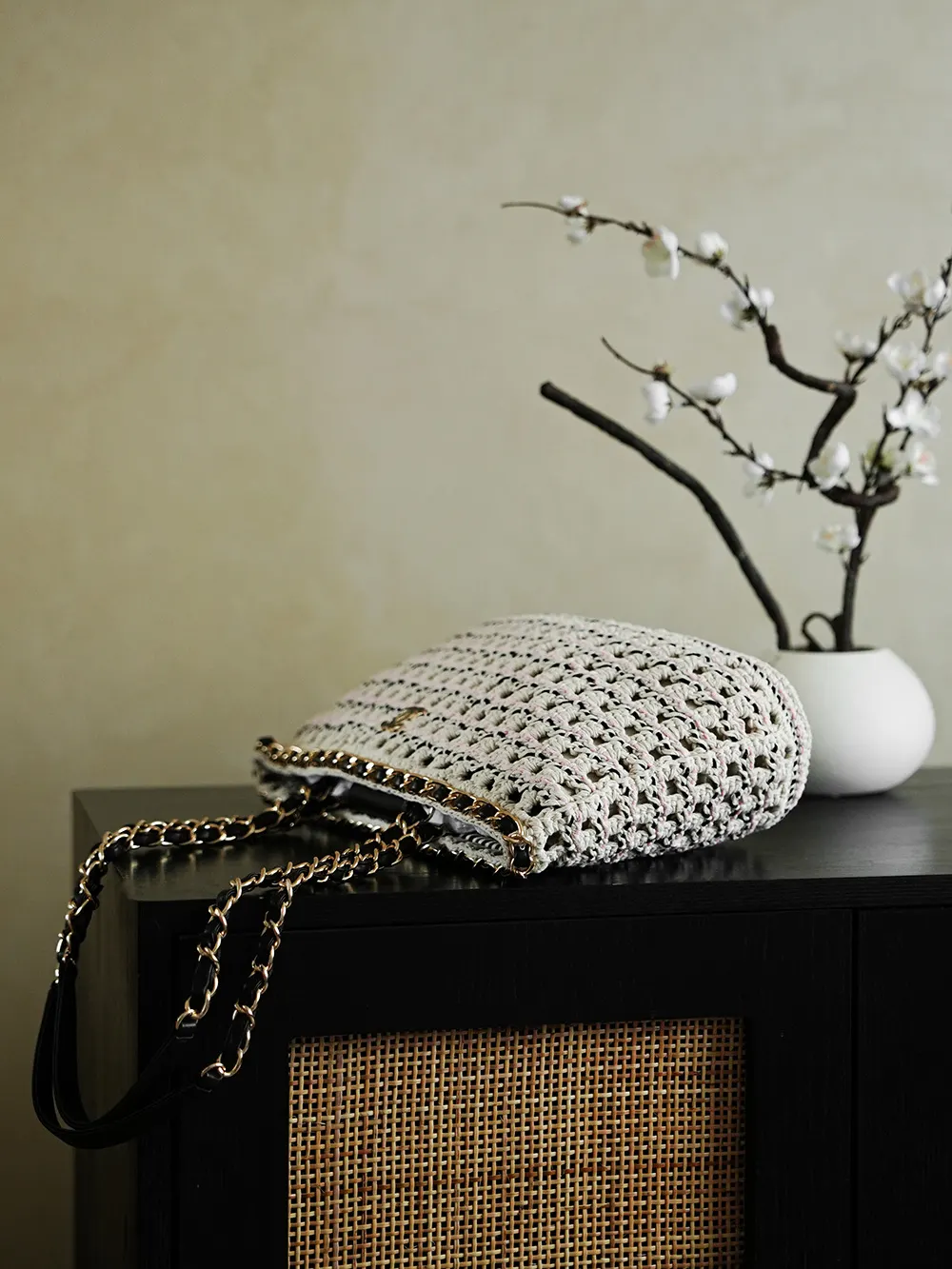 Pink Gold Organizer Pouch Travel