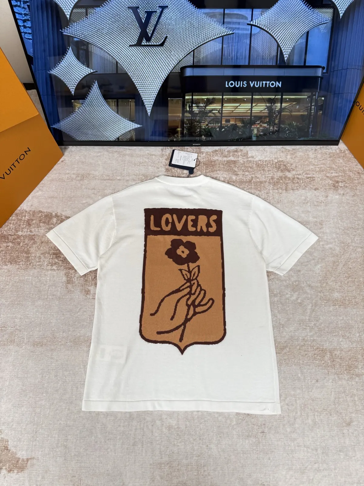 Louis Vuitton 25SS 白色 Mo短袖T恤