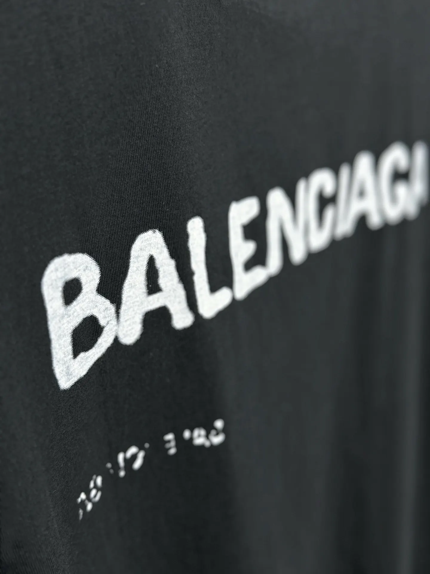 Balenciaga Cotton Logo Short Sleeve T-Shirt Street