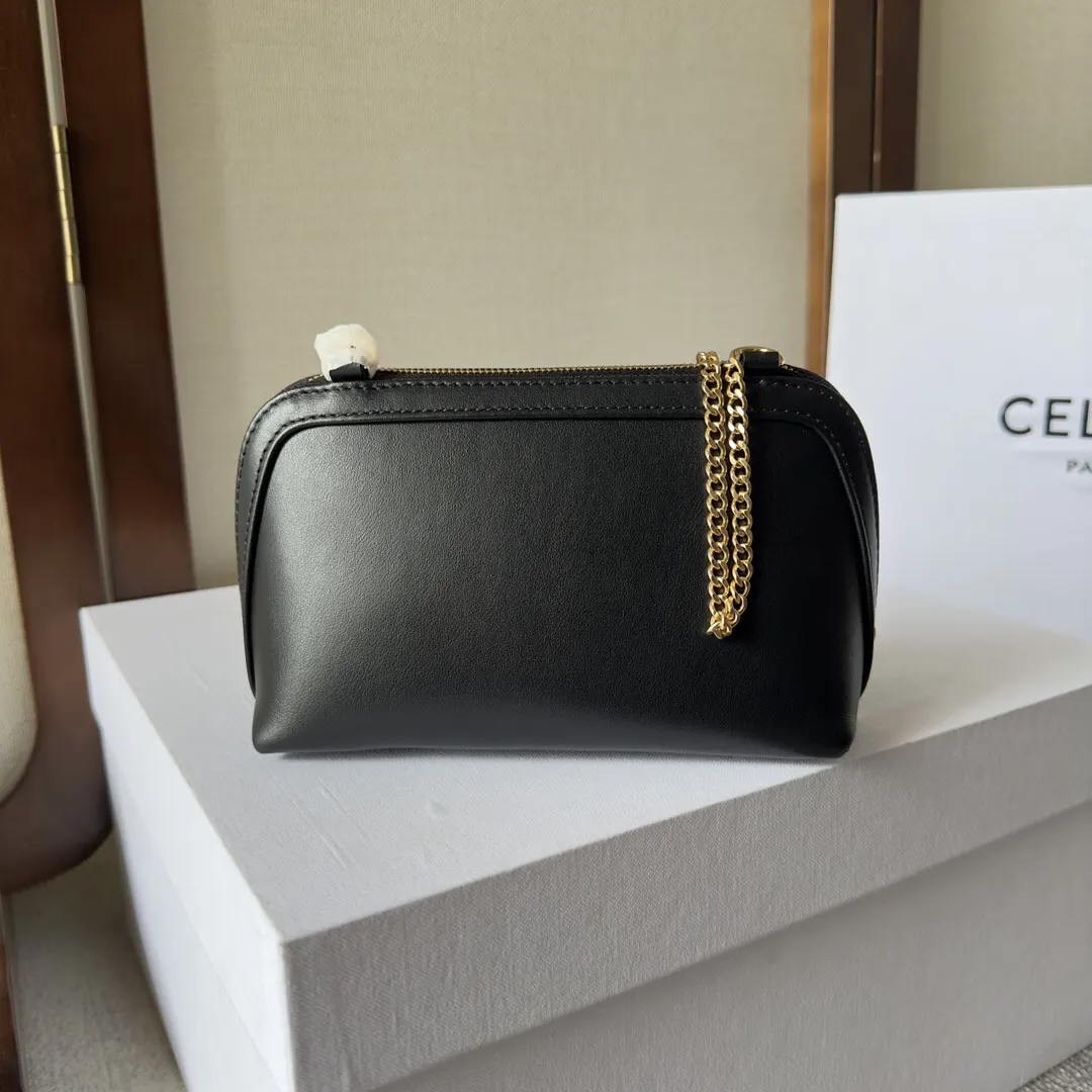 Triomphe 金色 小牛皮 链条包 精致链条款