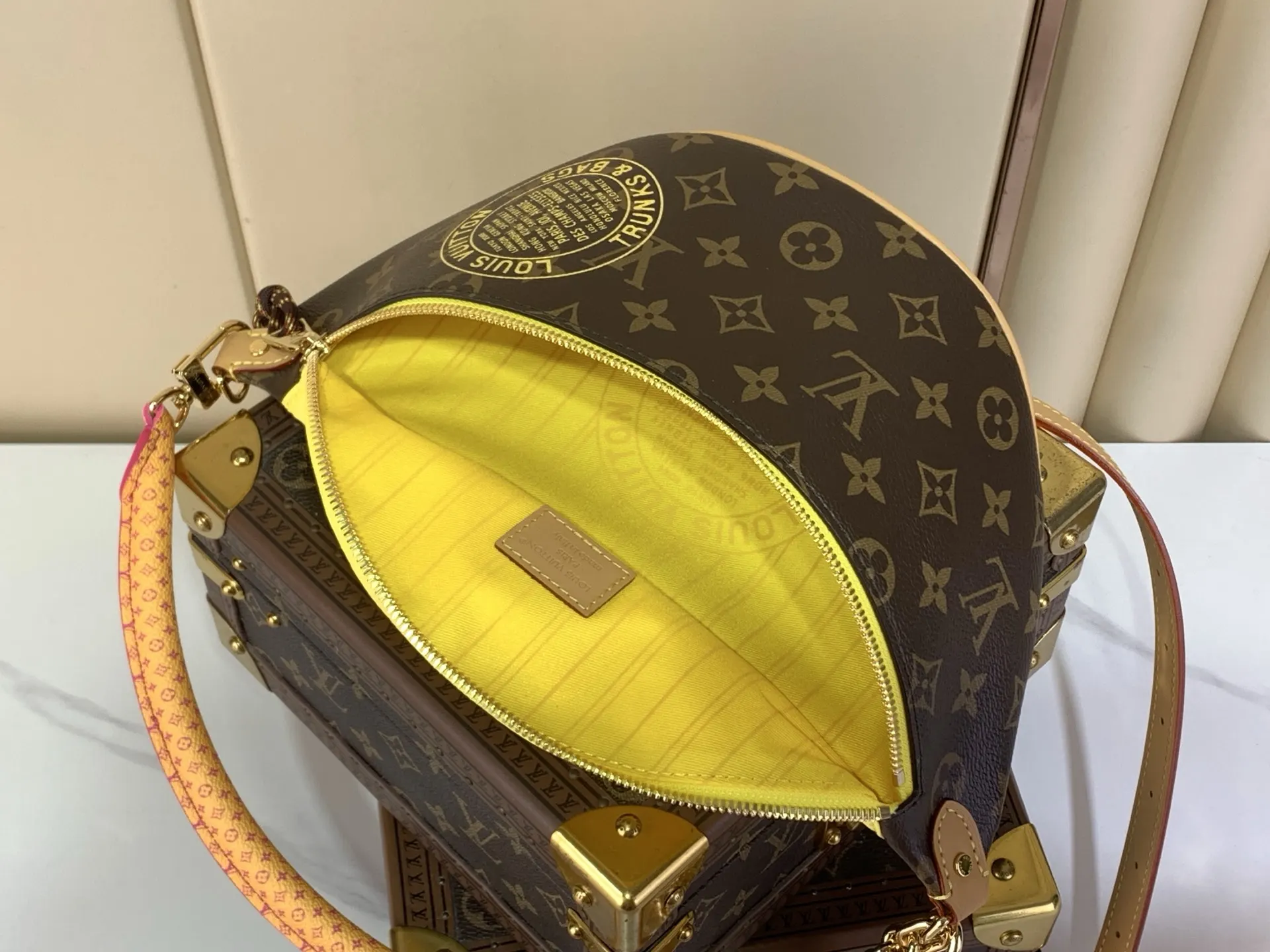 Louis Vuitton Yellow Monogram Belt Bag Casual Canvas