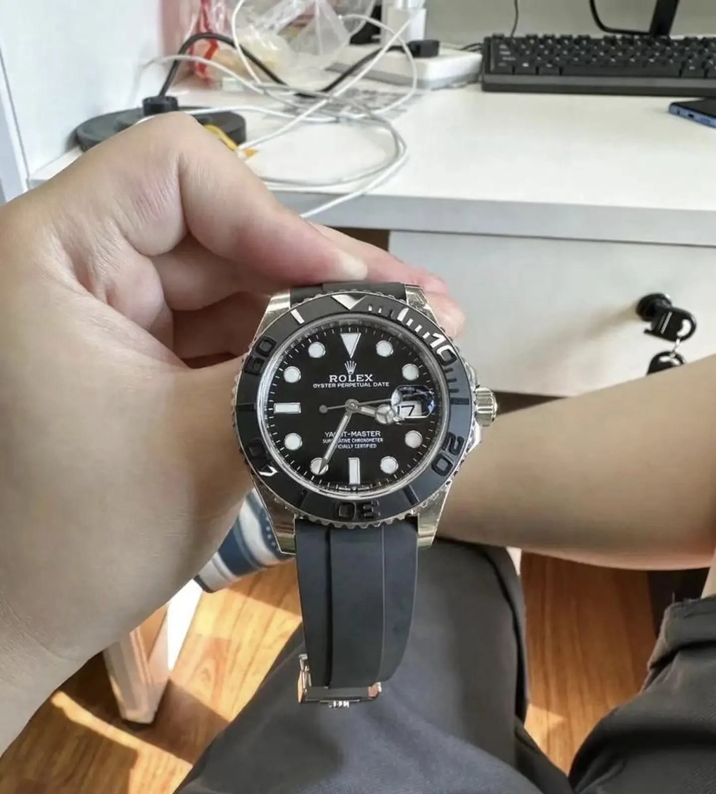Rolex 白色 玫瑰金 手表 经典腕表款