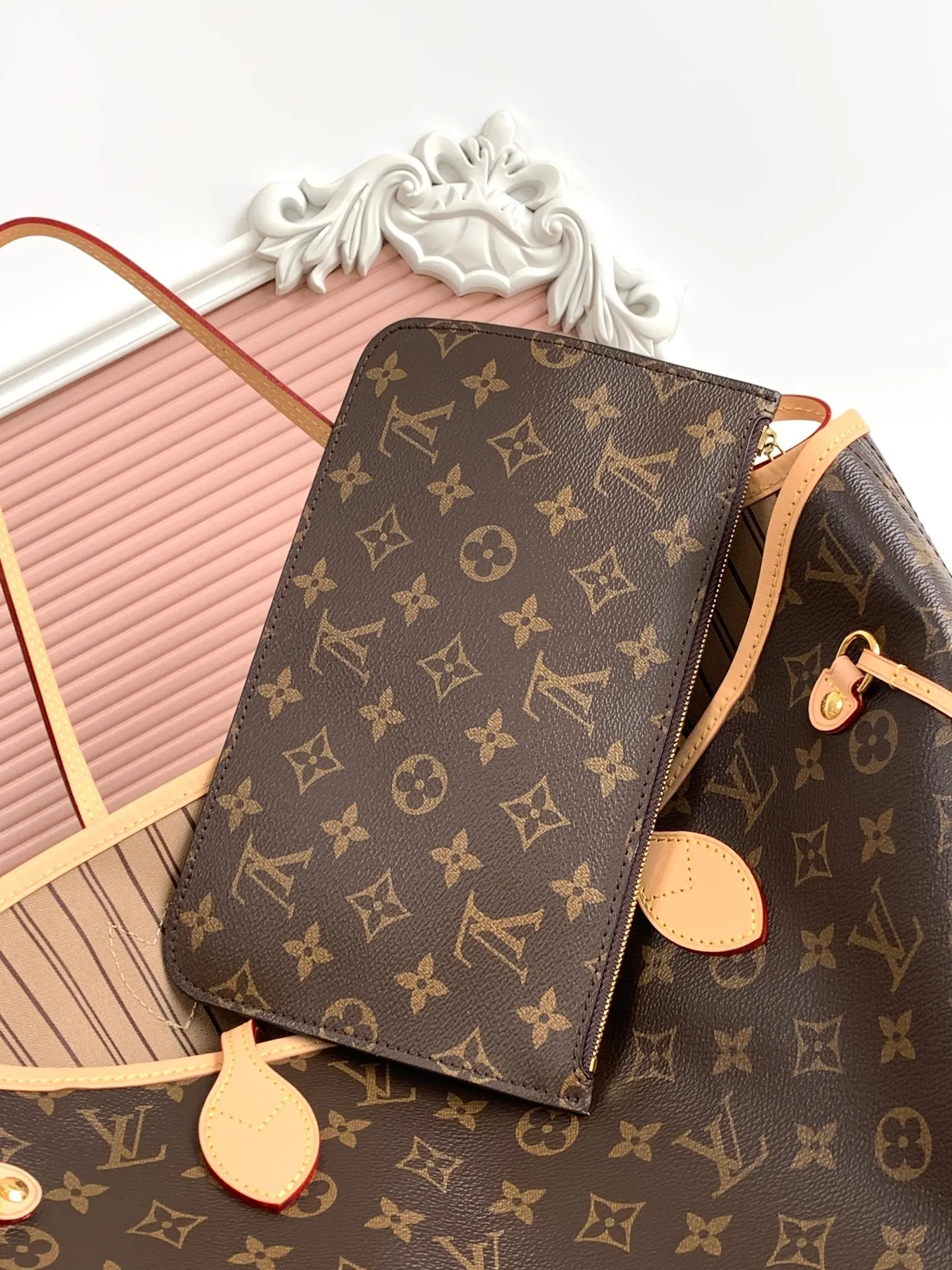Neverfull 牛皮 托特包 大容量托特款