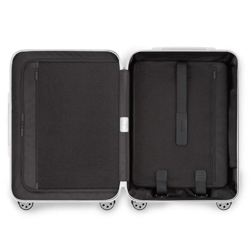 Black White Suitcase Travel Lightweight