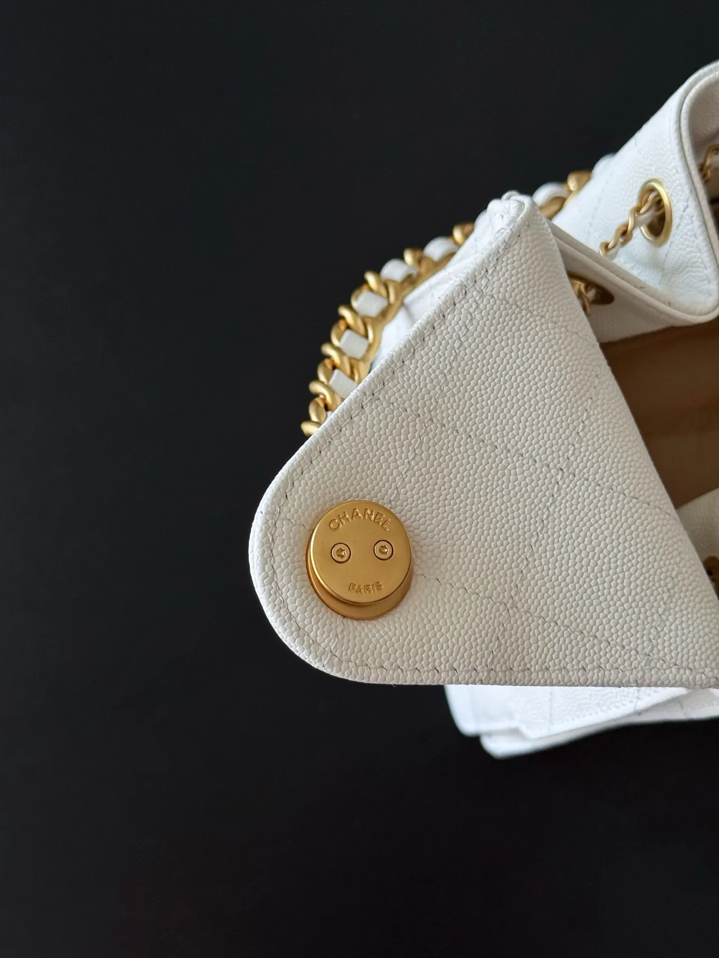 CHANEL Hobo 牛皮 腋下包 复古腋下背款