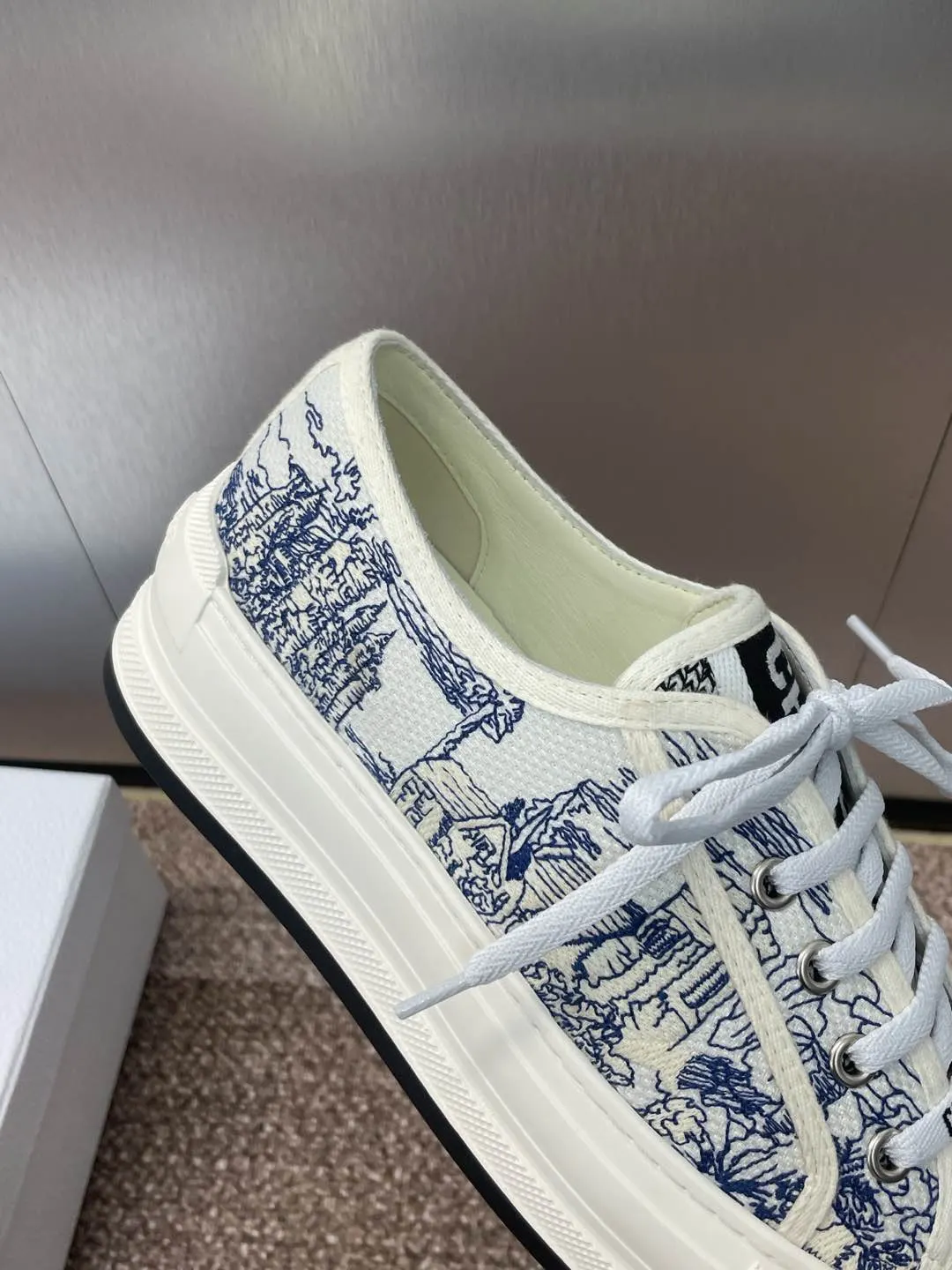 Dior 厚底 拼色 运动鞋
