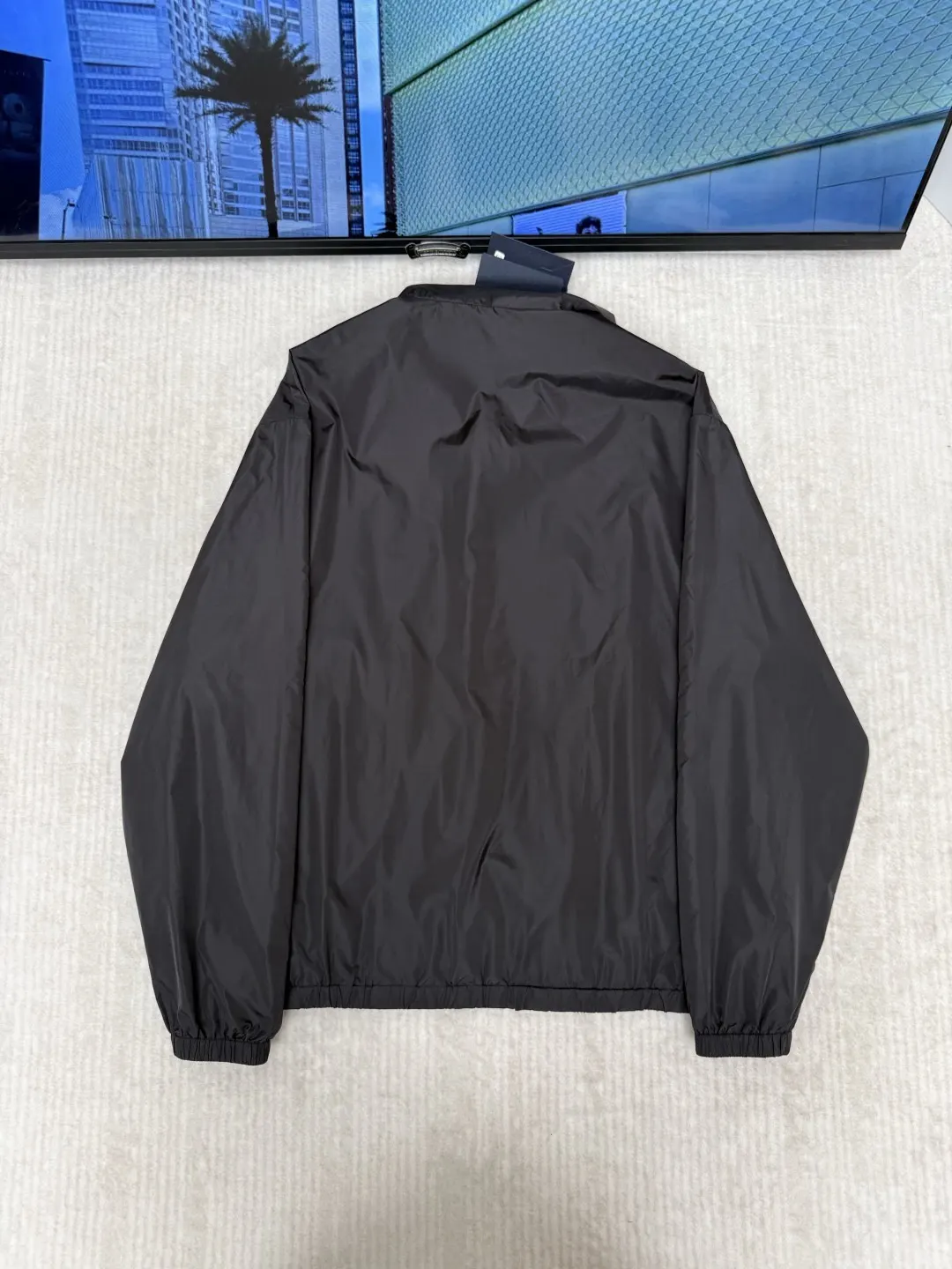 Prada Re-Nylon 尼龙 三角标 印花 夹克外套 通勤休闲