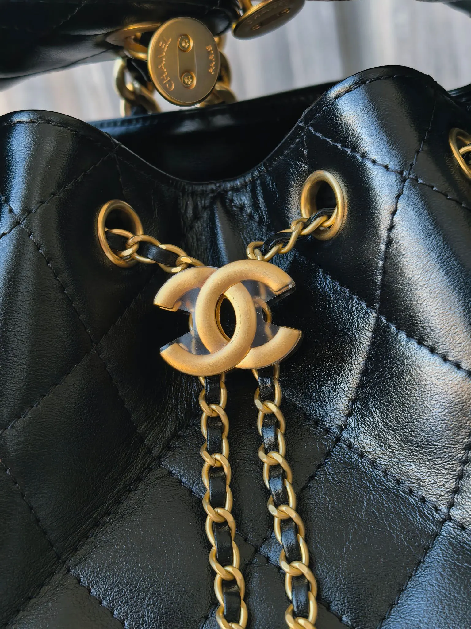 Black Hobo Shoulder Bag Vintage Leather