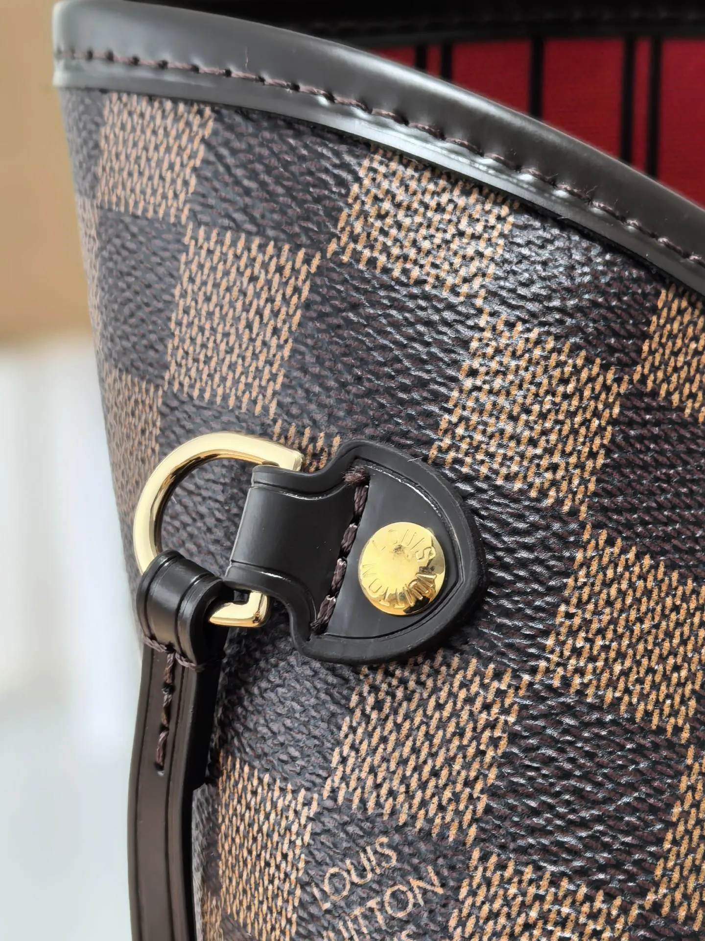 Neverfull 老花 帆布 手拿包 精致手拿款