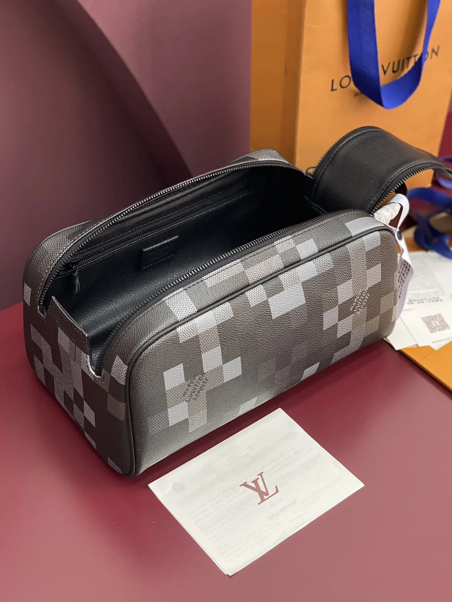 LV 帆布 化妝包 便携收納款
