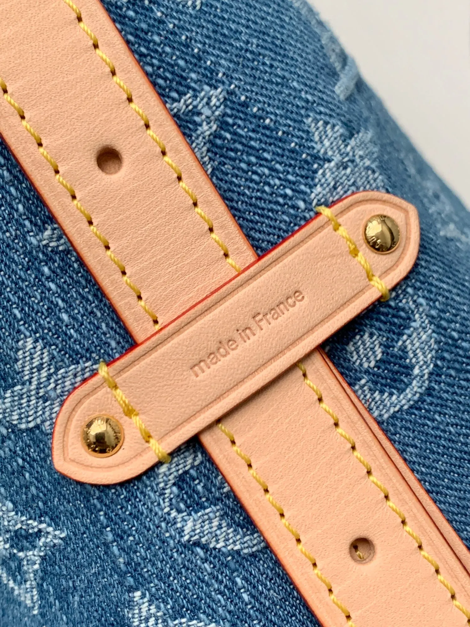 Blue Clutch Bag Canvas