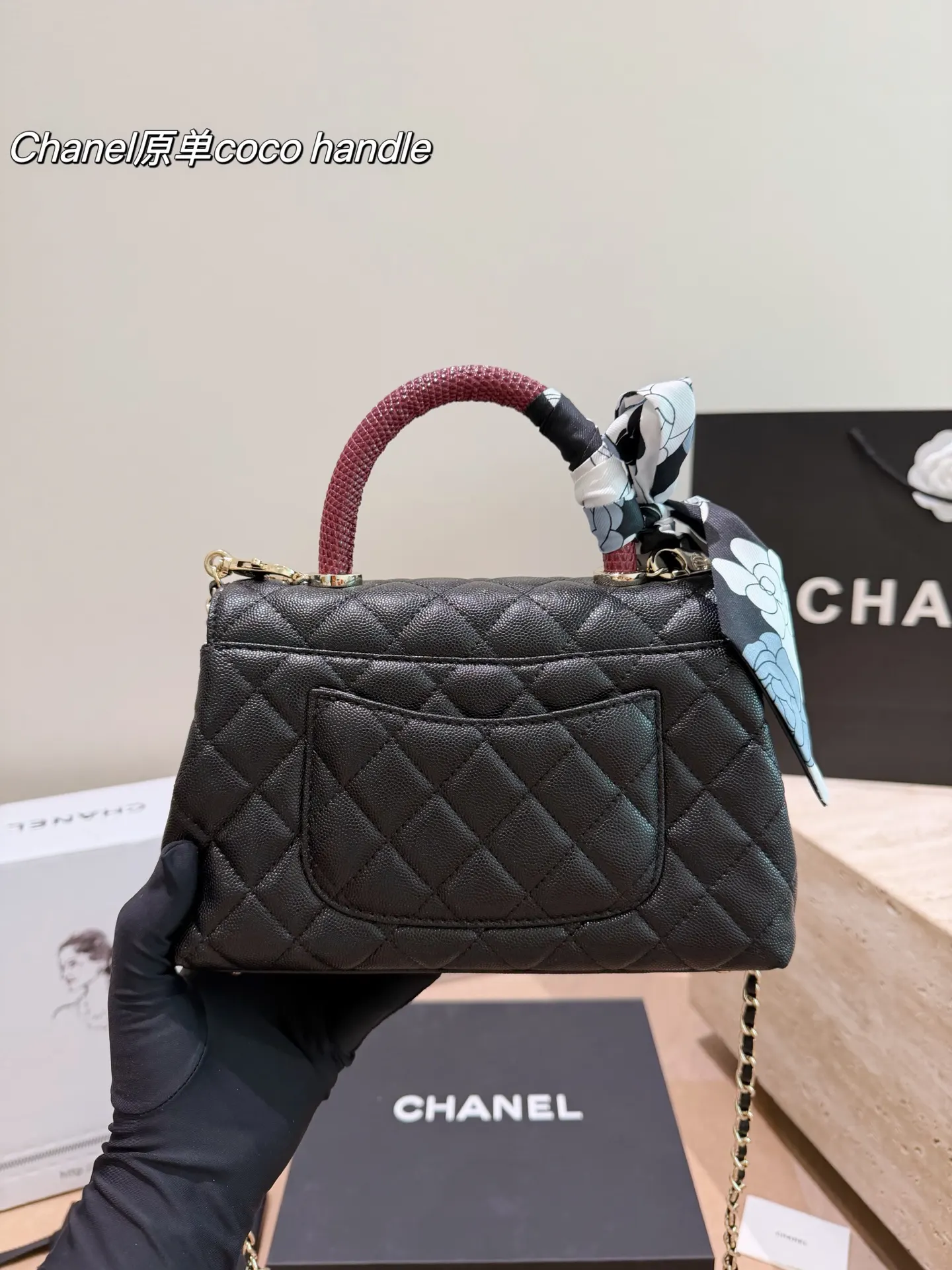 Chanel Organizer Pouch Travel Leather