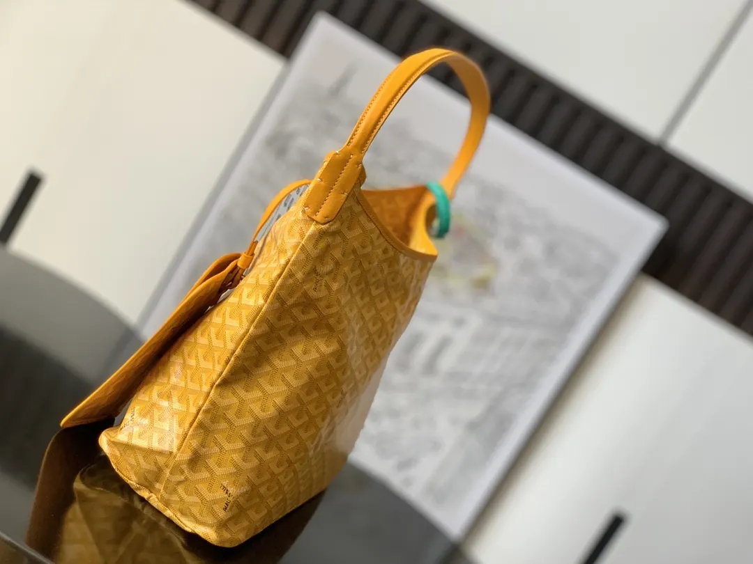 Goyard Hobo 黄色 腋下包 复古腋下背款