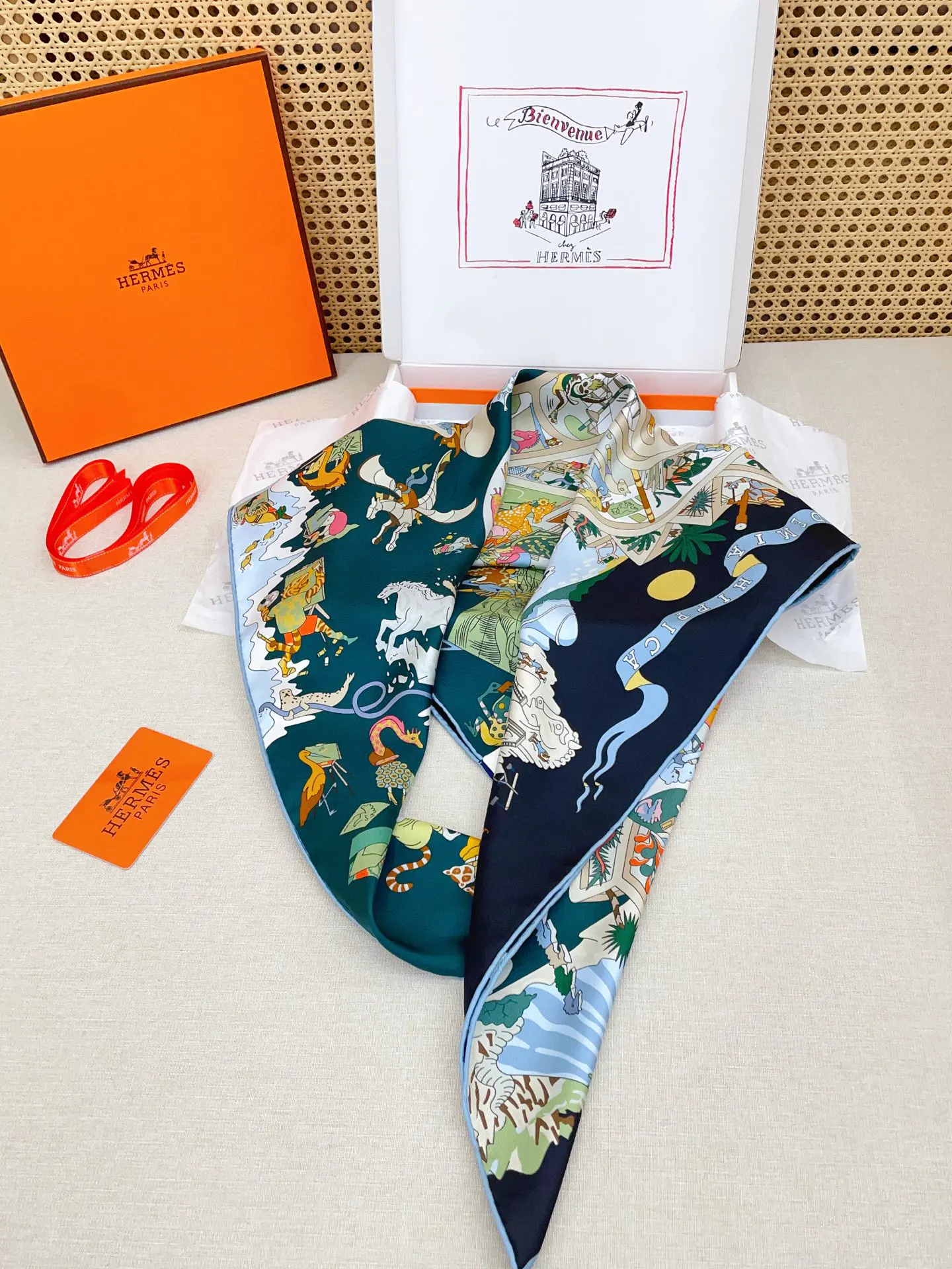 Hermès 丝巾 精致配饰