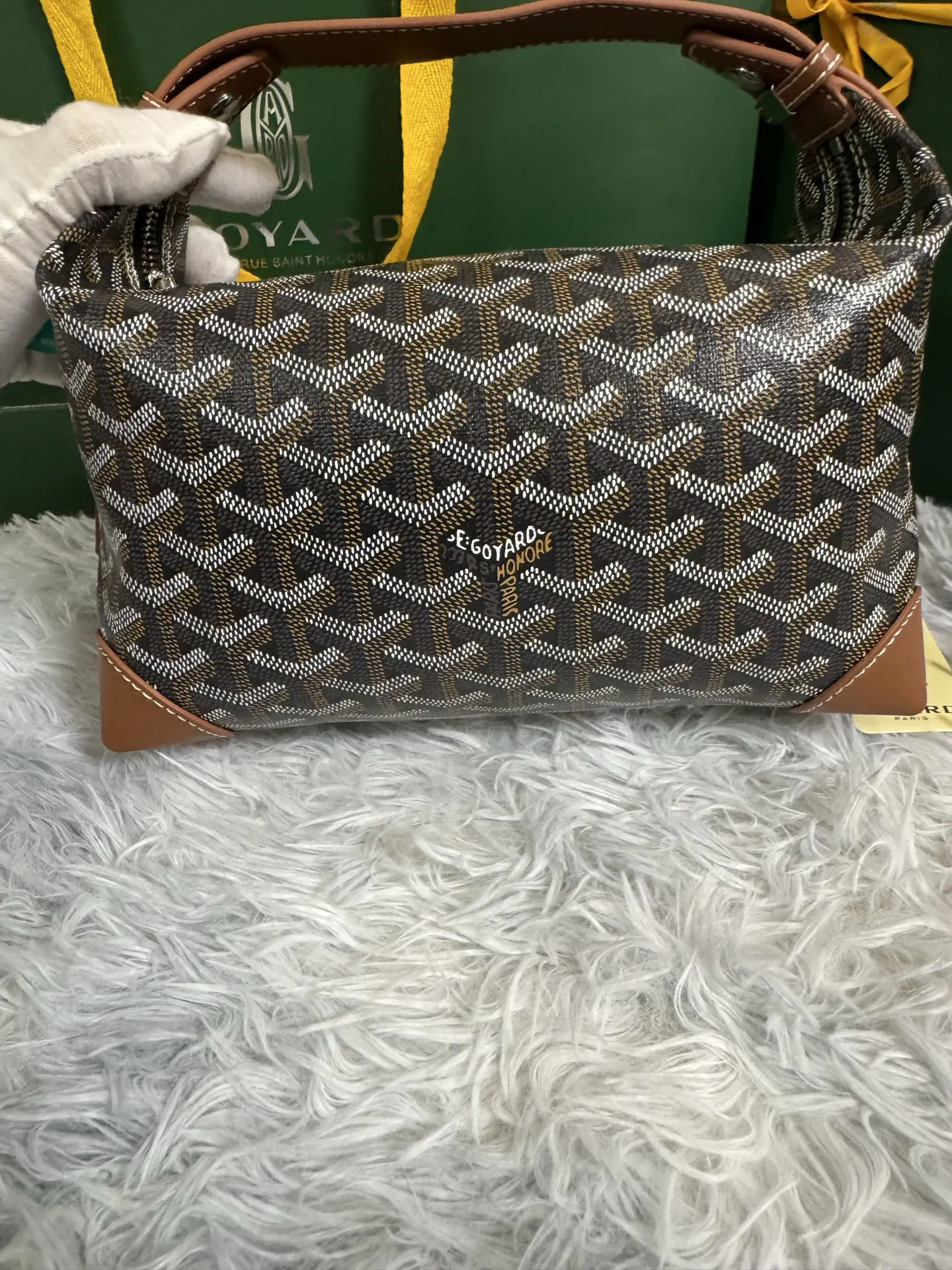 Cosmetic Pouch Leather
