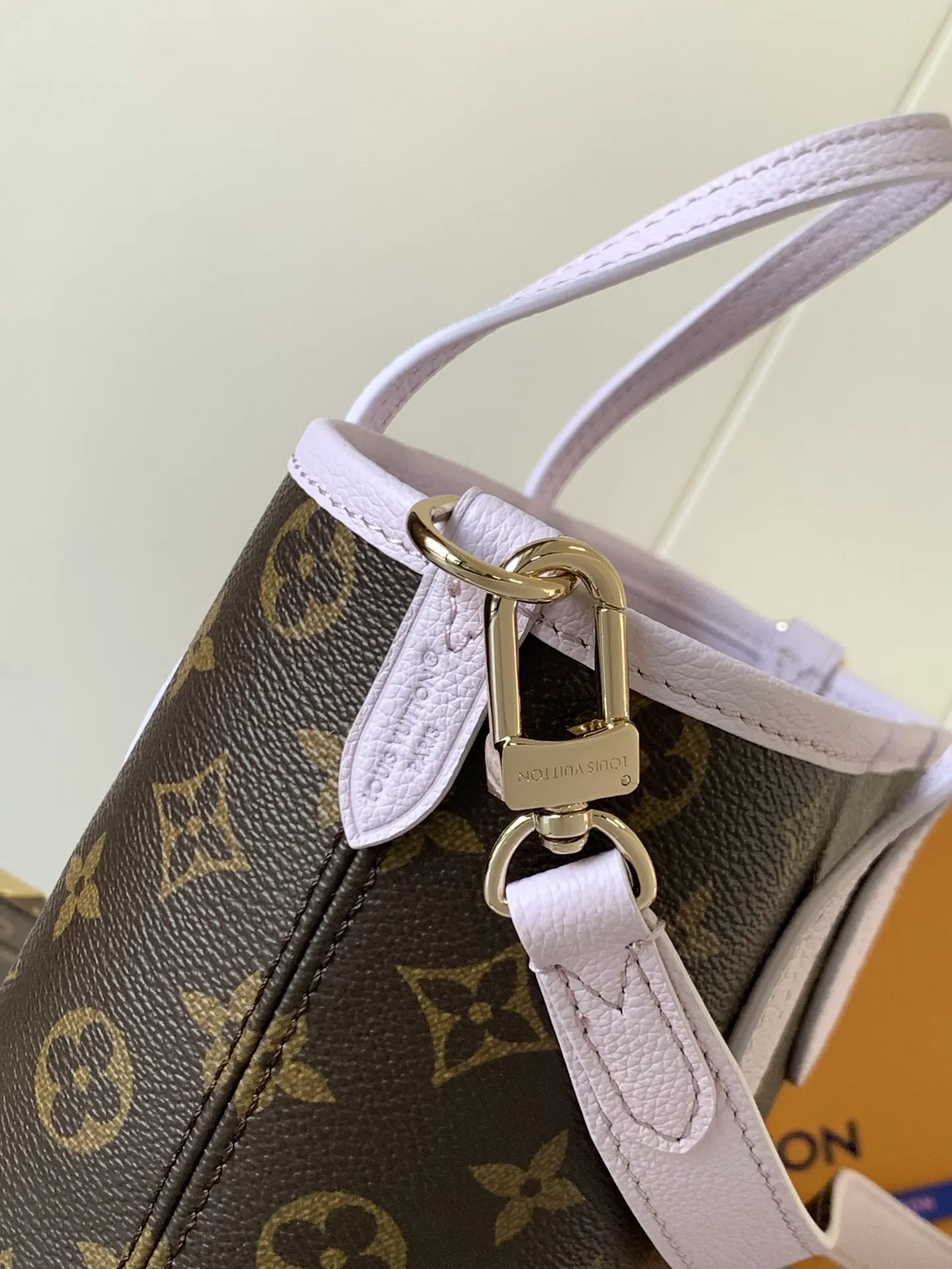 LV Neverfull 黑紫色配色 托特包 大容量通勤款 | ORBUYBAG 嵐奢包