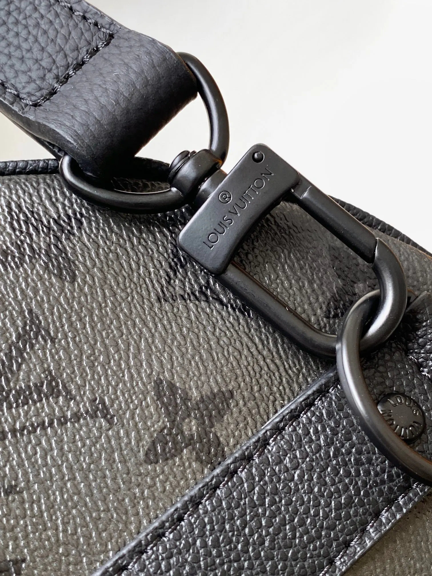 Keepall 灰色 牛皮 旅行包 大容量旅行款