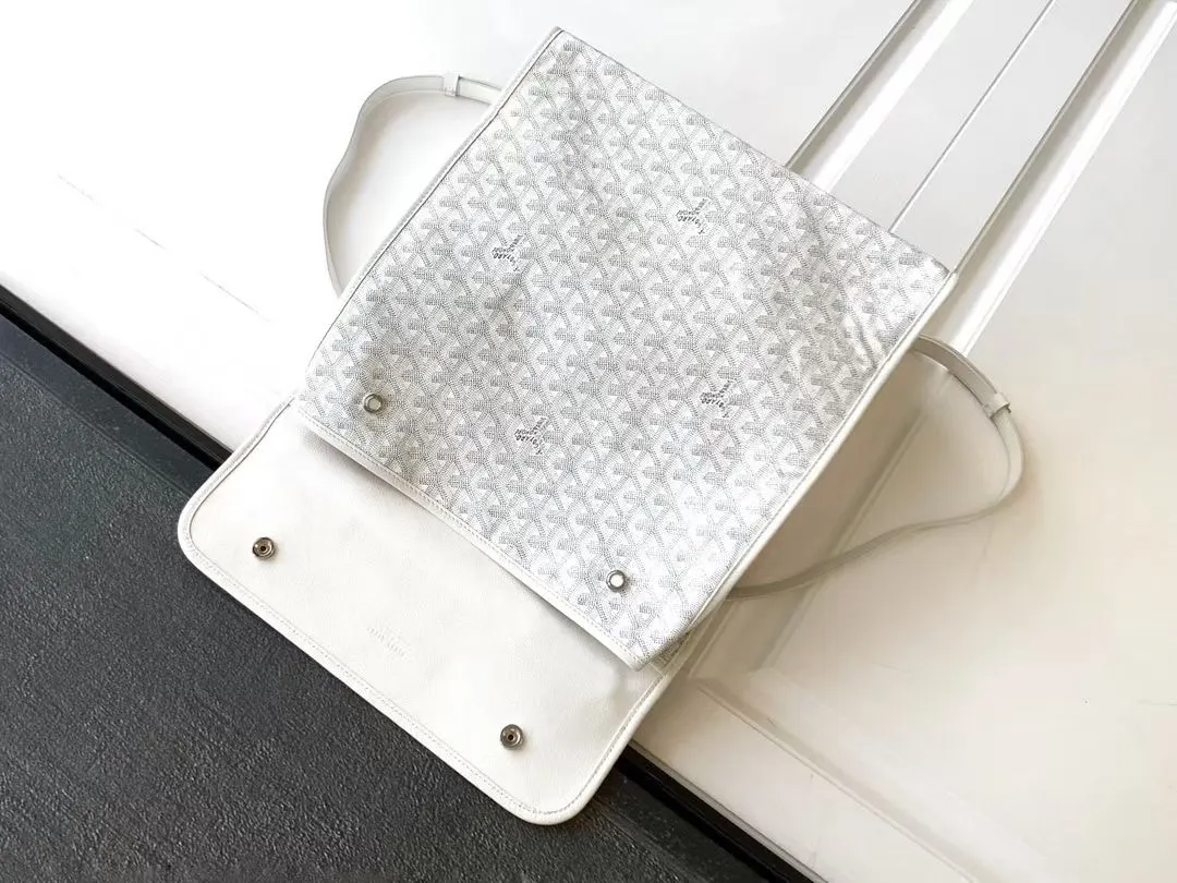 Goyard White Backpack