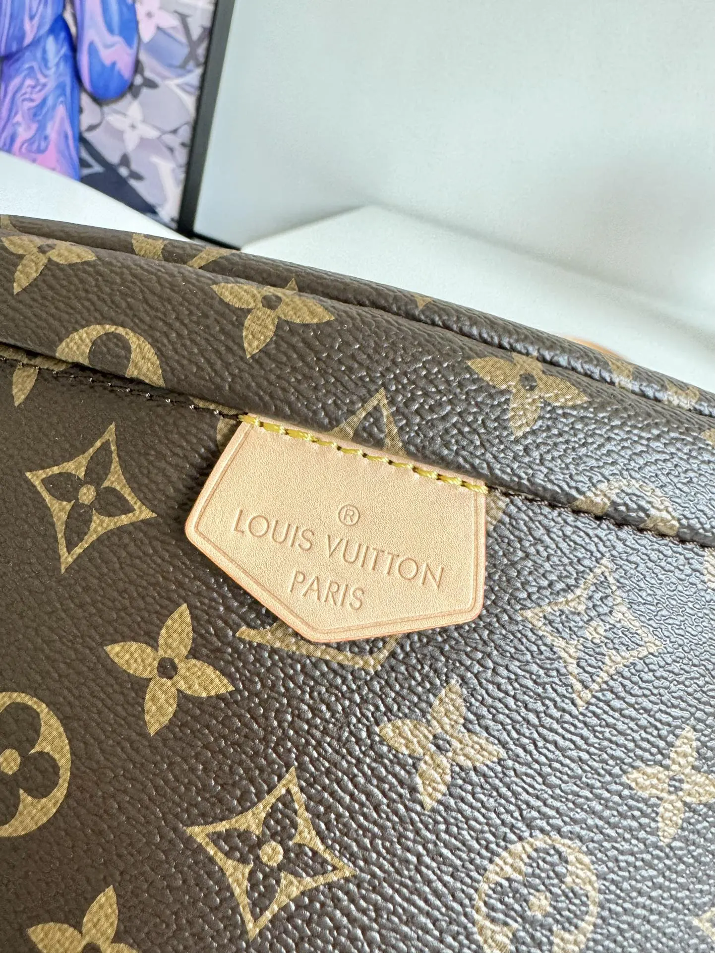 LV 帆布 『 』 BU AG腰包 实 休閒腰包款