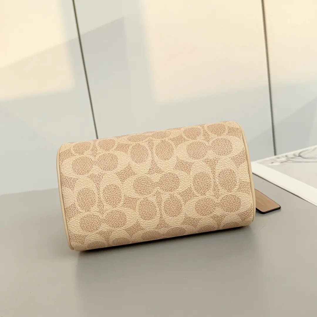 Monogram Crossbody Bag Lightweight Leather