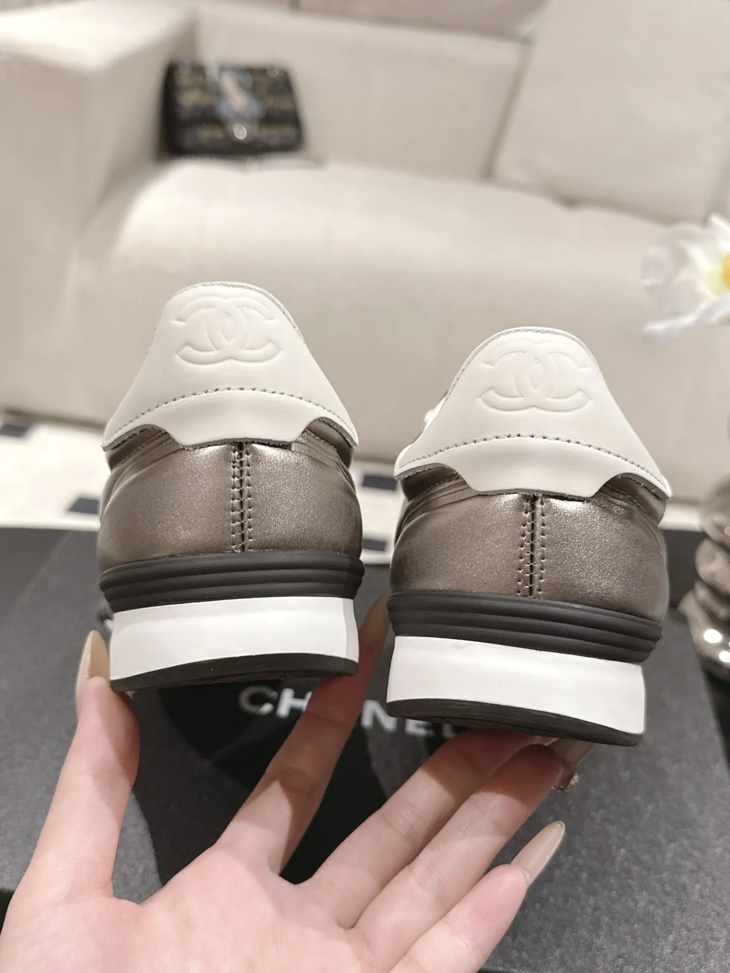 Chanel Sheepskin Shoes Sneakers Image 6 Chanel Sheepskin Shoes Sneakers Image 6