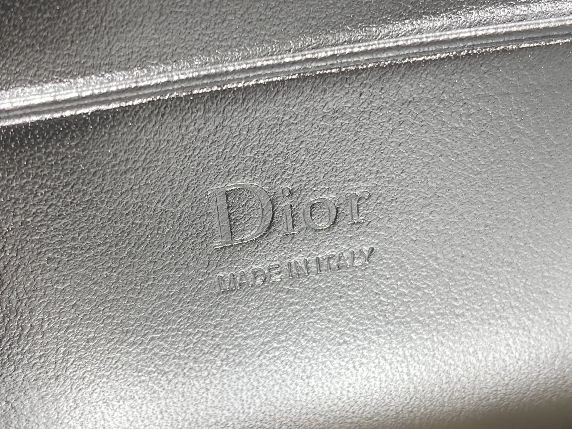 Dior 银色羊皮手拿包 晚宴手拿 复古