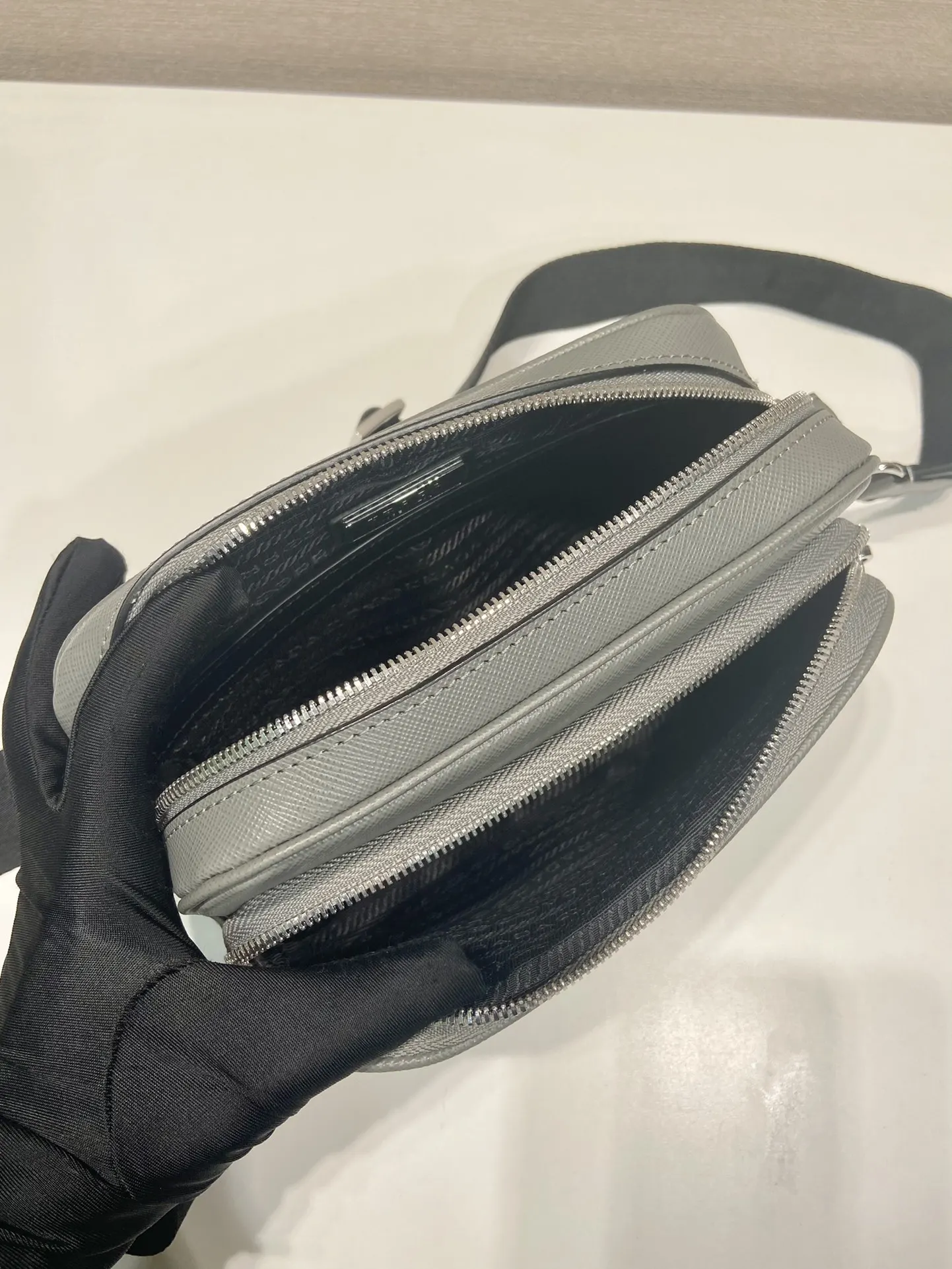 Prada Re-Nylon 2Vh170 Shoulder Bag Commuter Leather