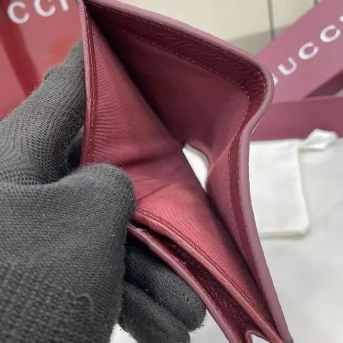 Gucci Marmont 絎縫皮革錢包 日常收納