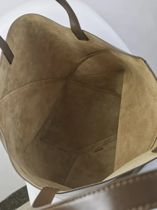 Loewe Puzzle 金色 牛皮 托特包 大容量托特款
