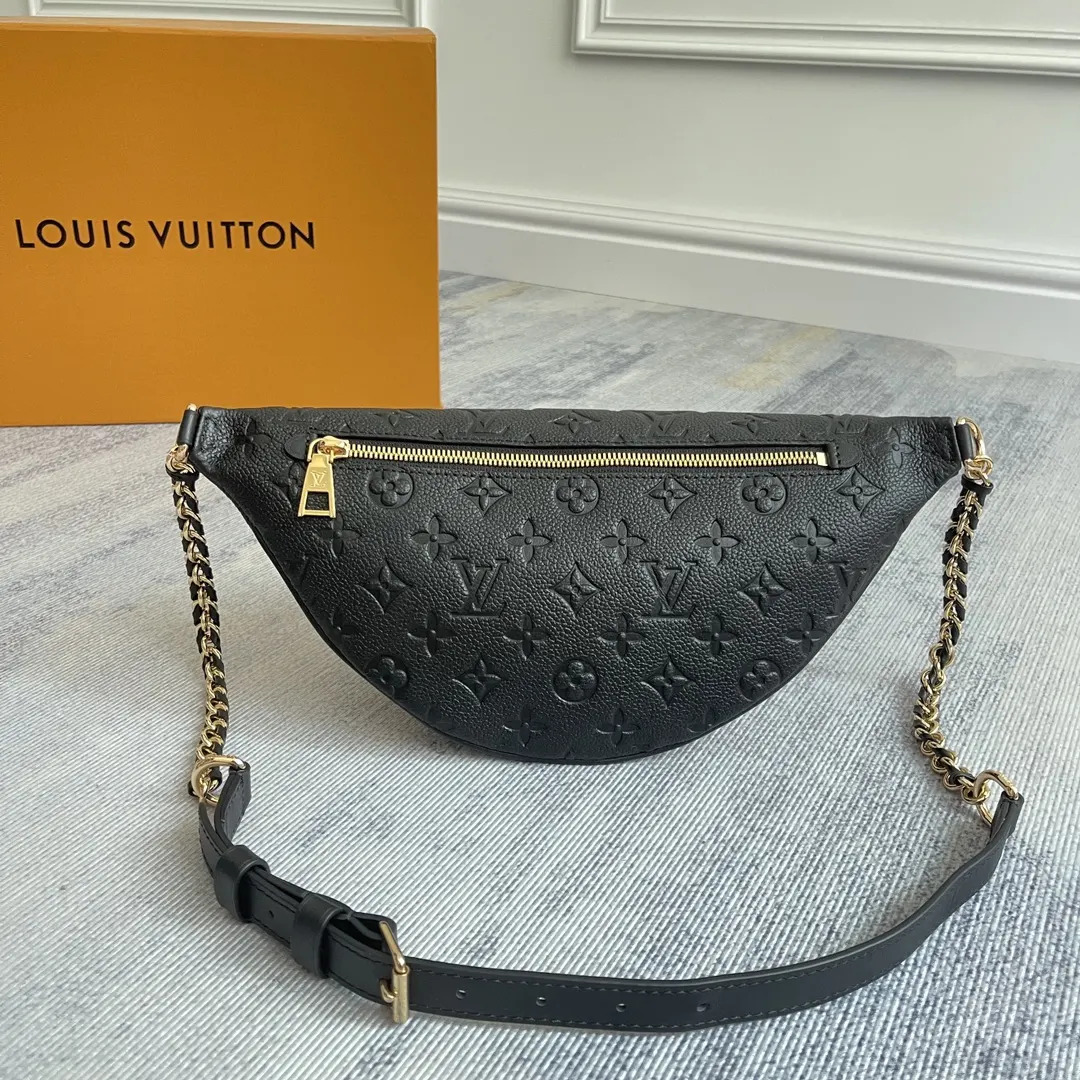 Gold Belt Bag Casual Leather