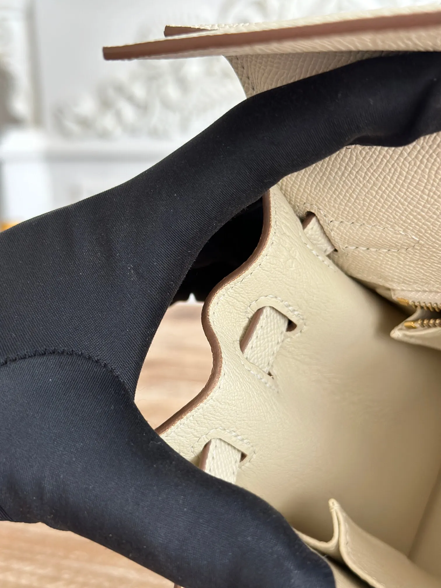 Hermes Top Handle Bag Classic Leather