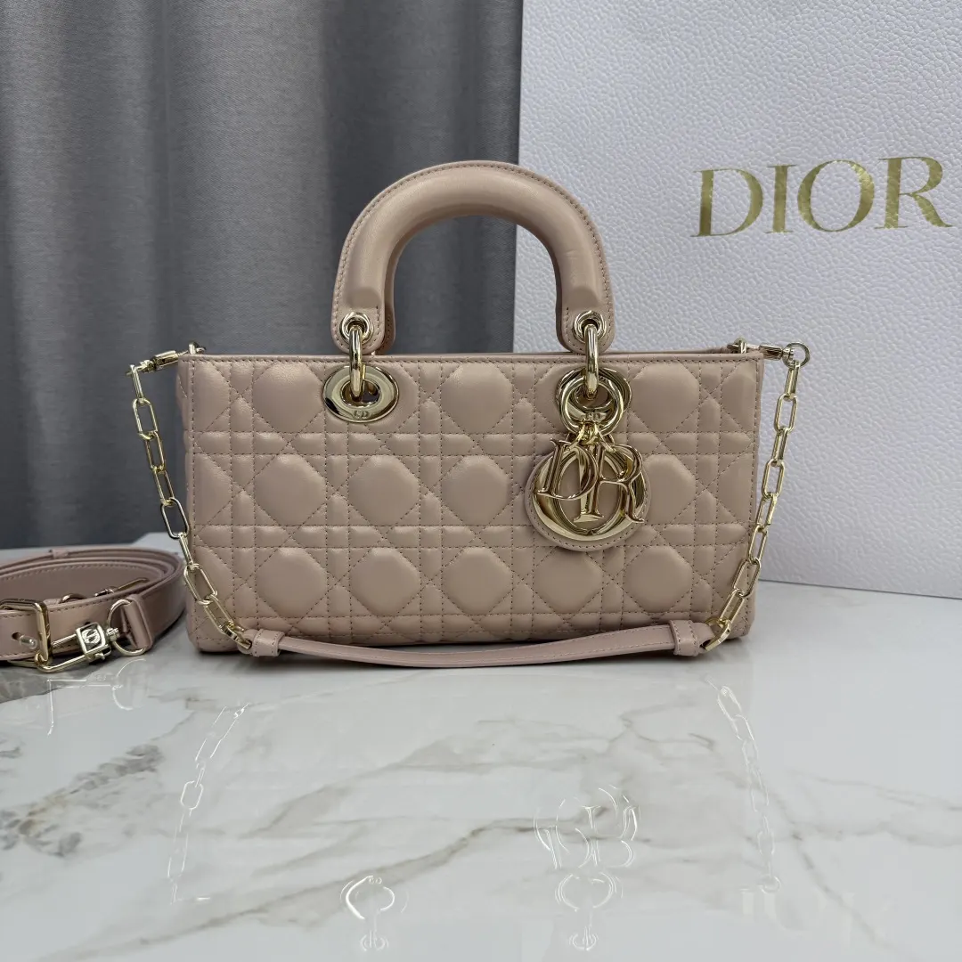 Dior D Joy 皮革链条包 手提斜挎
