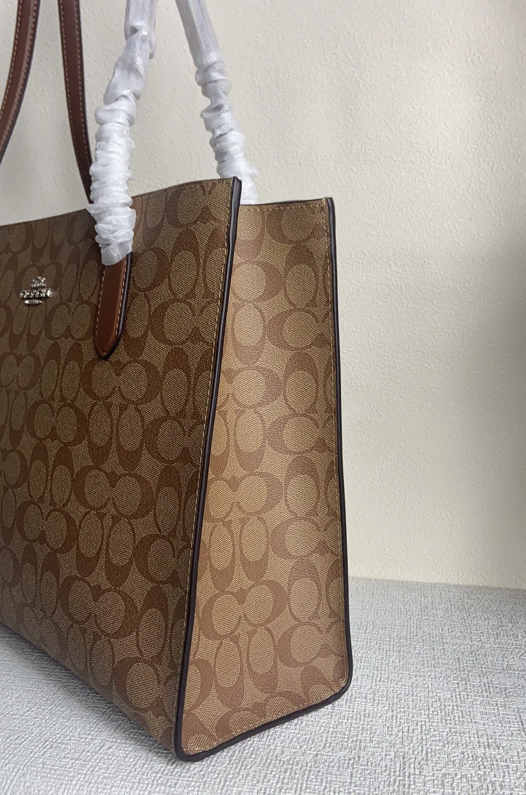 Coach 老花 帆布 托特包 大容量托特款