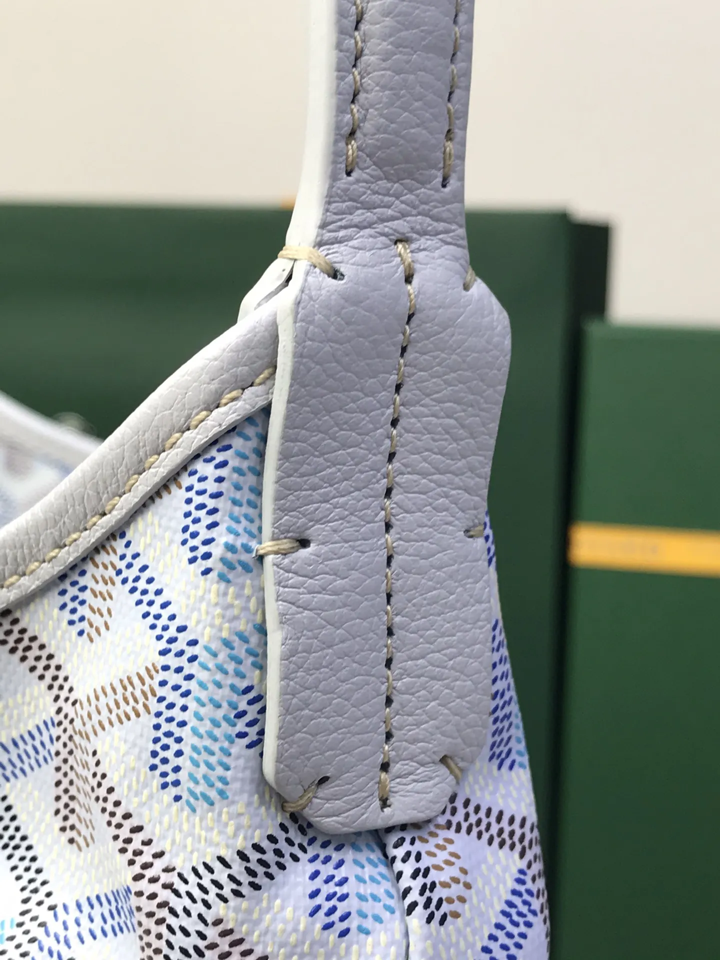 Goyard Hobo Shoulder Bag Vintage Canvas