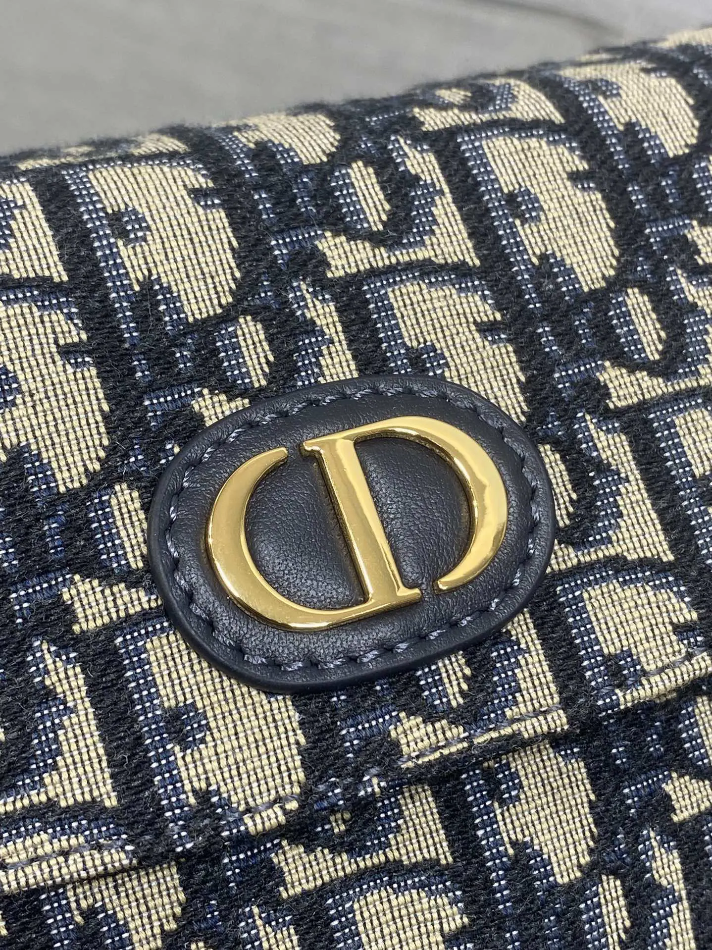 Dior Oblique 黑色鏈條單肩斜挎包