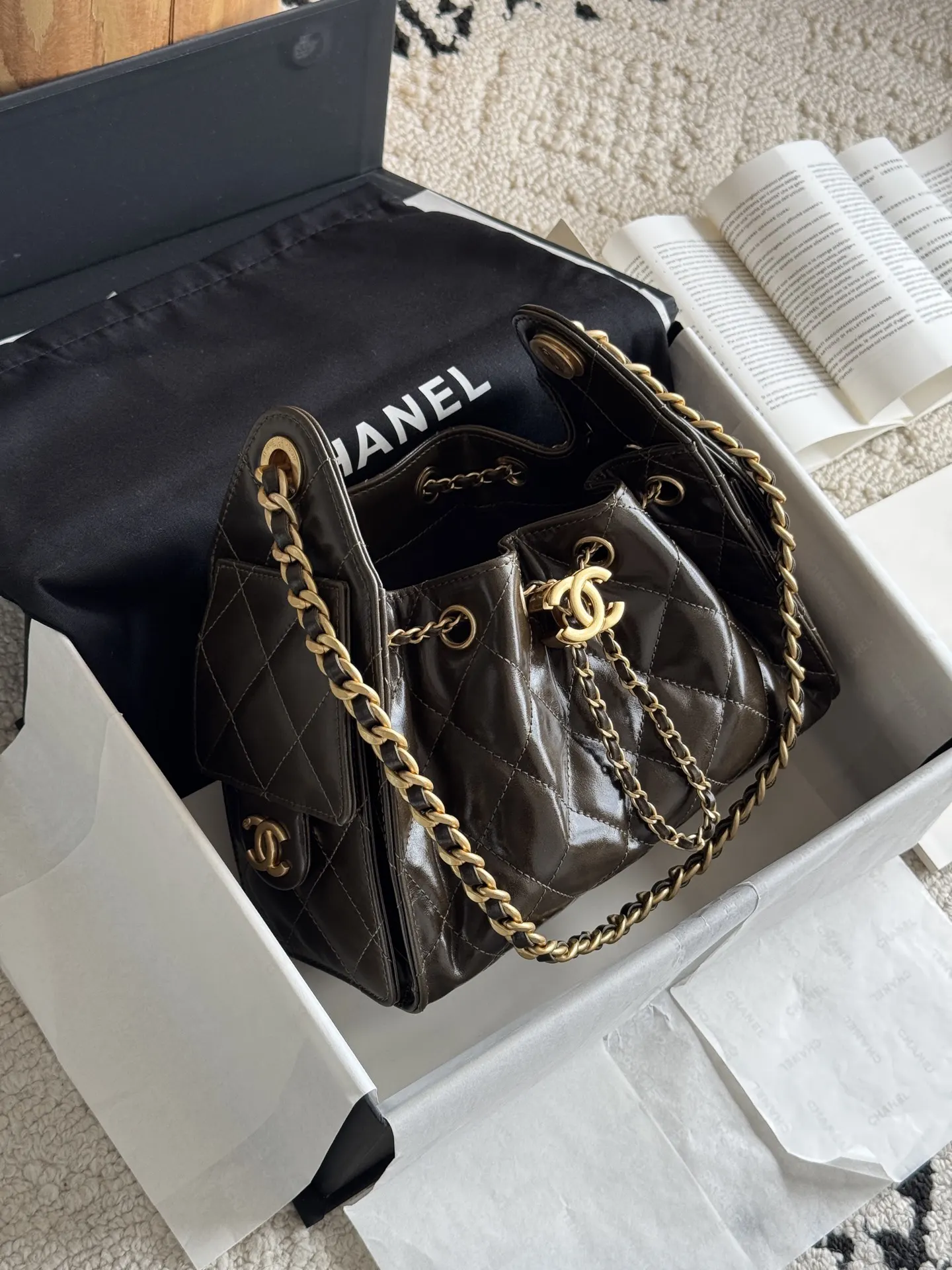 Hobo Shoulder Bag Vintage Leather