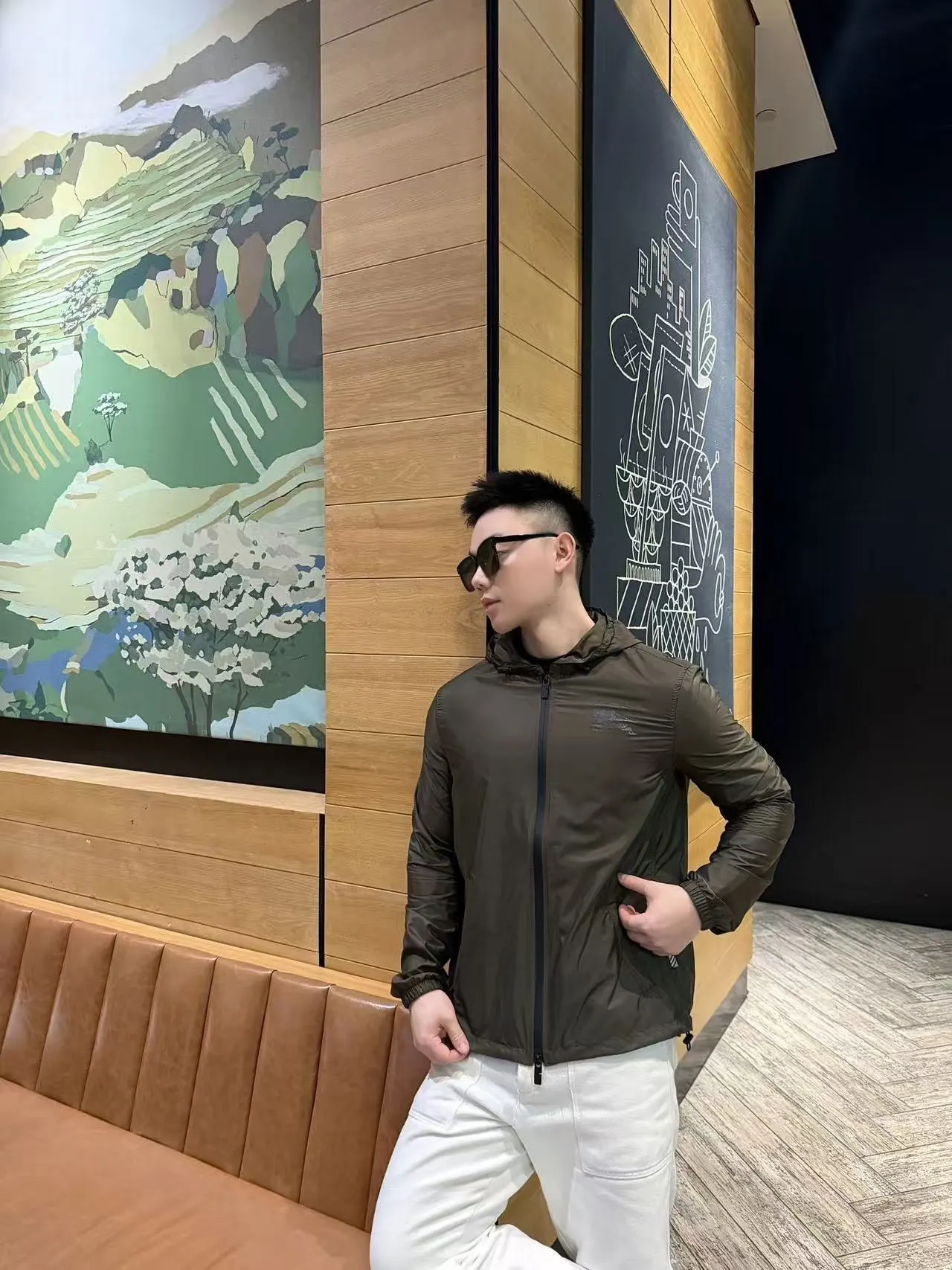 Burberry 印花 尼龙 外套 通勤休闲款