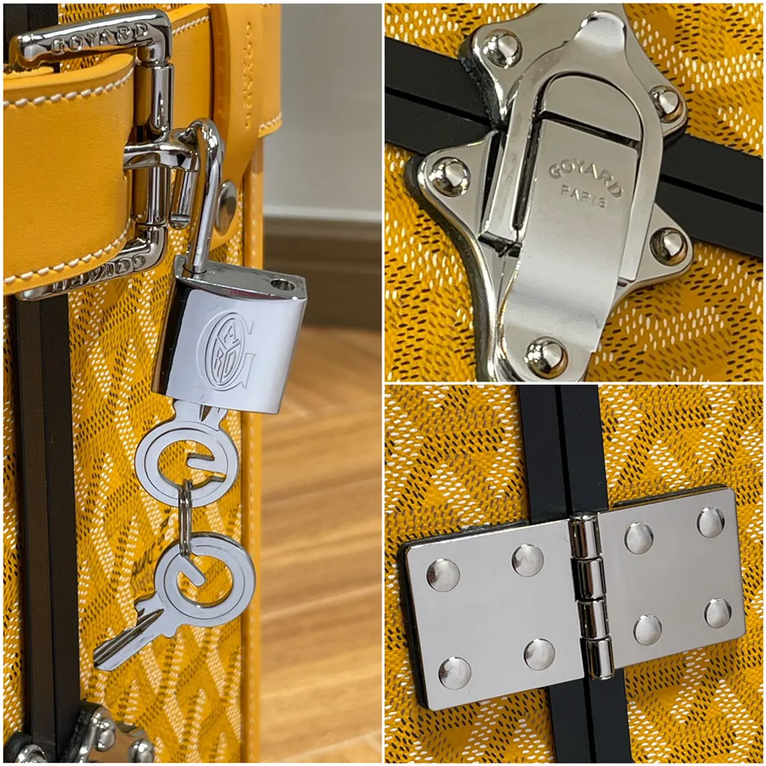 Goyard 一直致力于旅行产品的经典传承 行李箱 旅行拉杆款 轻便出行款