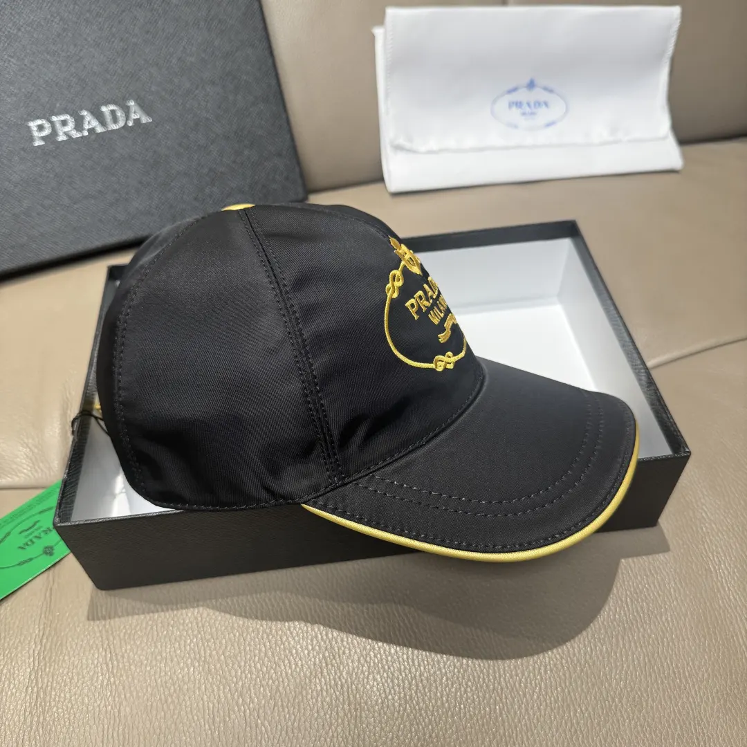 Prada 牛皮 棒球帽 日常休闲款 款7