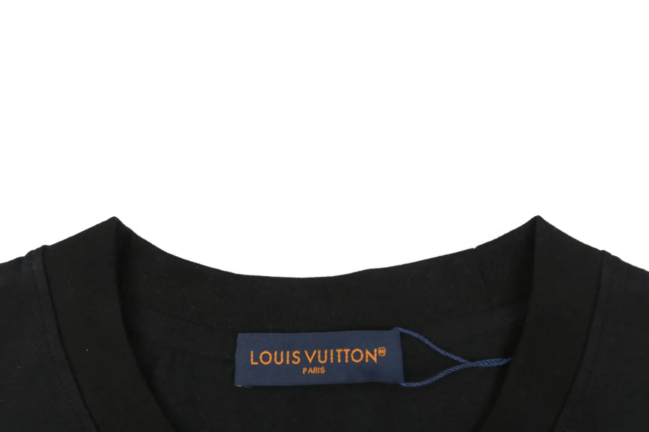 LV 黑色字母短袖T恤 休闲款｜ORBUYBAG 岚奢包高端时尚精品